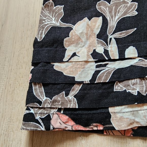 Nicole Miller Linnen Floral Dress Size XL - Picture 4 of 14